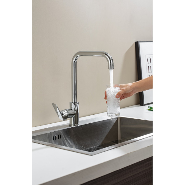 Смеситель для кухни Aquatek Вега хром (AQ1081CR)