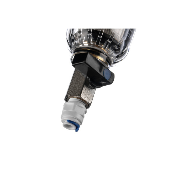 Фильтр с манометром самоочищающийся Гейзер-Бастион 112 3/4" (прозрачный корпус, со сгонами) (32671) Фильтр с манометром самоочищающийся Гейзер-Бастион 112 3/4" (прозрачный корпус, со сгонами) (32671)