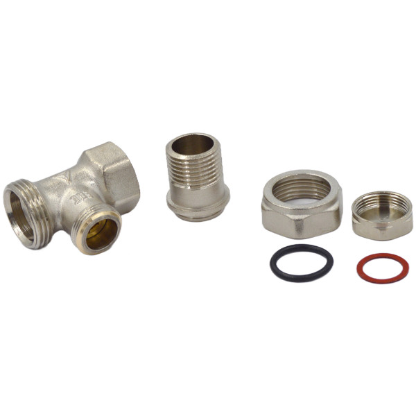 Клапан настроечный прямой 1/2" Okseler (никель) (oks00382)