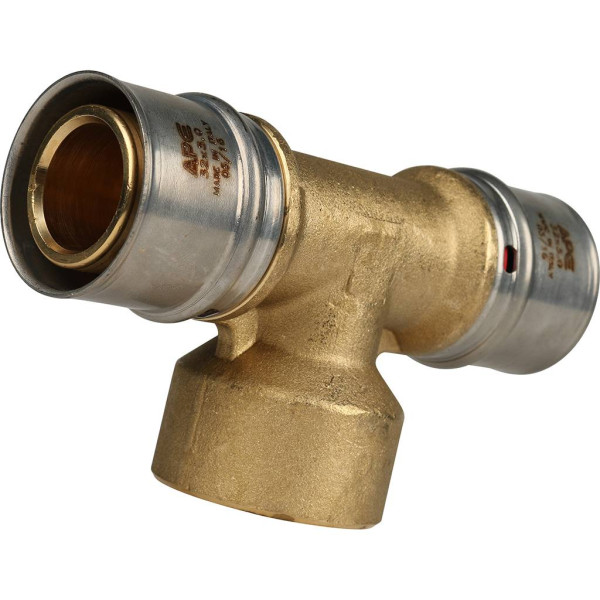 Тройник 32x1"Вx32 Stout (пресс) (SFP-0007-000132)