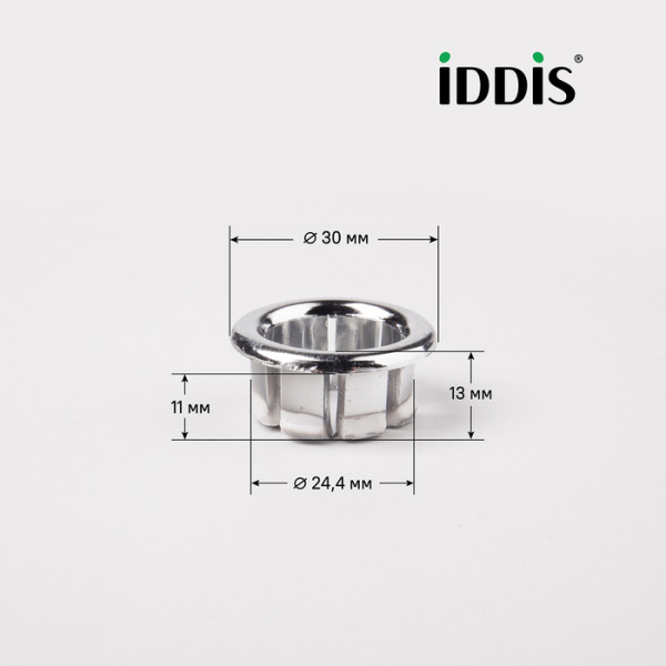 Облицовка перелива Iddis ABS-пластик 24,4 мм хром (917SB240SK) Облицовка перелива Iddis ABS-пластик 24,4 мм хром (917SB240SK)