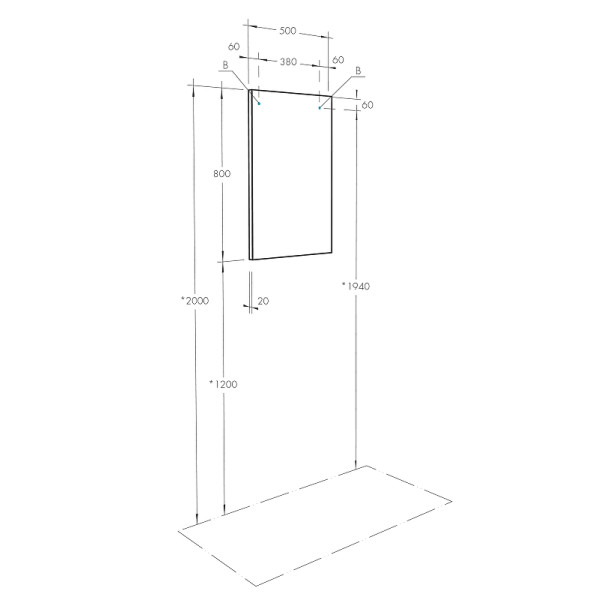 Зеркало Aquaton Рико 50 (1A216302RI010)