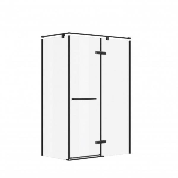 Душевая дверь Roca Akropolis 120x90x200  R стекло прозрачное, профиль черный матовый (Z.RU93.0.790.3)
