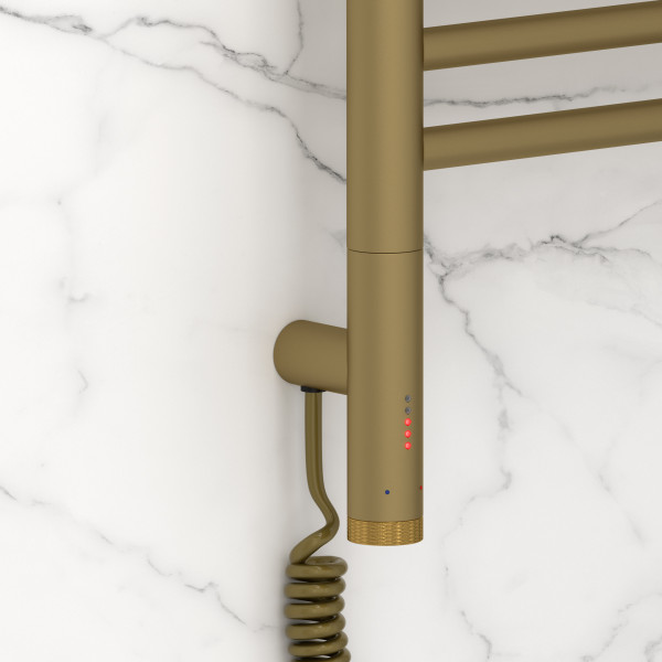 Полотенцесушитель электрический Сунержа Богема 3.1 1П 800x500 МЭМ провод справа матовое золото (032-6006-8050)