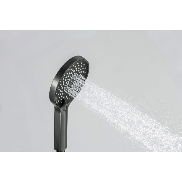 Душевая лейка Aquatek Лугано оружейная сталь (AQ2201BGM)