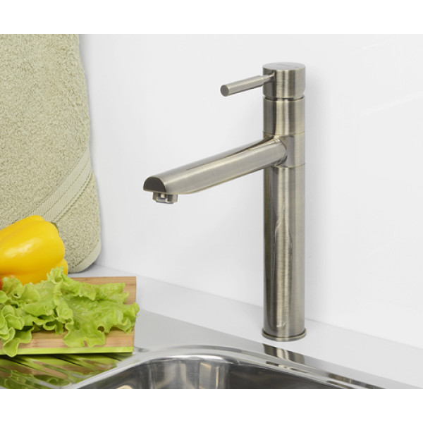 Смеситель для кухни WasserKraft с поворотным изливом, светлая бронза (A8137) Смеситель для кухни WasserKraft с поворотным изливом, светлая бронза (A8137)