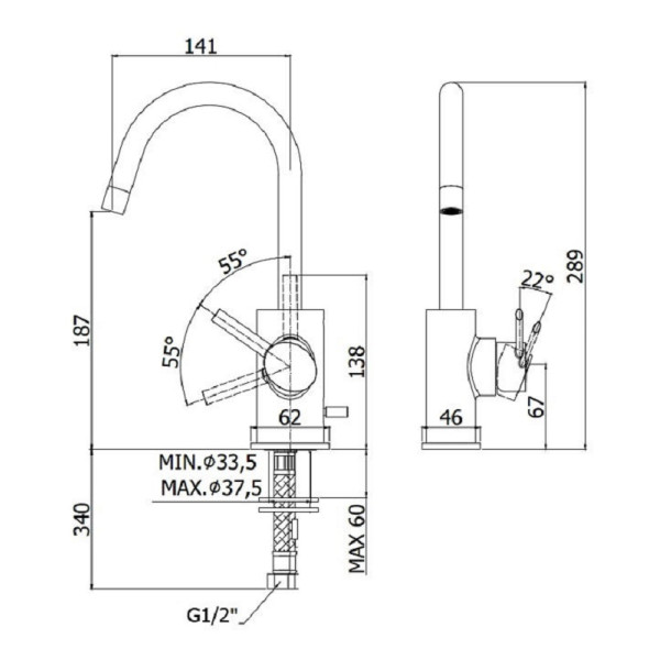 Смеситель для раковины Paffoni Berry хром (BR078CR) Смеситель для раковины Paffoni Berry хром (BR078CR)