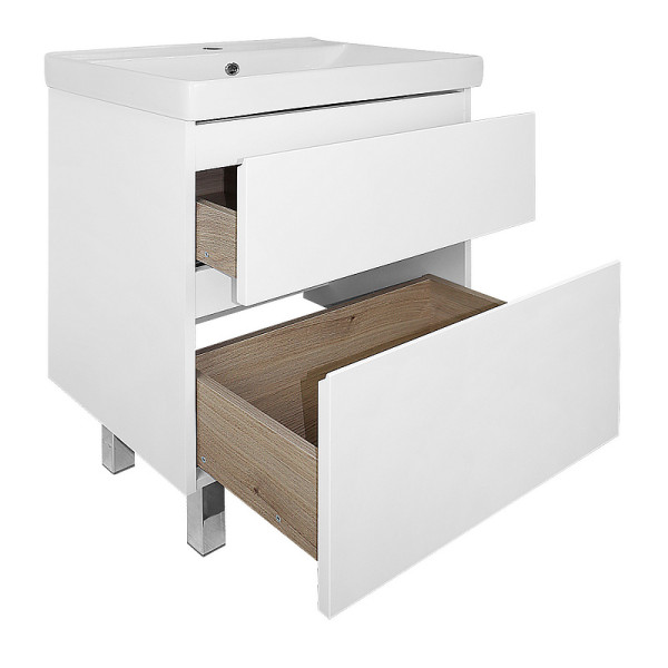 Тумба напольная Azario с раковиной Мила 60Н с раковиной Tempo 60 (CS00091364) Тумба напольная Azario с раковиной Мила 60Н с раковиной Tempo 60 (CS00091364)