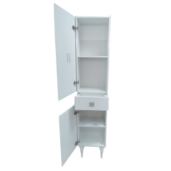Пенал напольный Comforty Монако 400x1950x325 L белый глянец (00004140124) Пенал напольный Comforty Монако 400x1950x325 L белый глянец (00004140124)