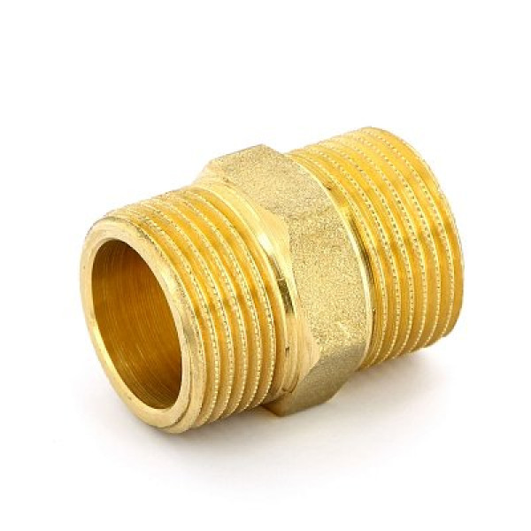 Ниппель 1" удлиненный Uni-Fitt (латунь) 601G4400