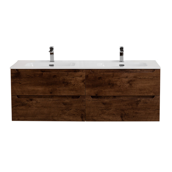 Тумба подвесная BelBagno Etna 1404x462x500 Rovere Moro/матовый (ETNA-1400-4C-SO-2-RW)