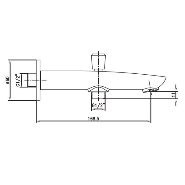 Излив Esko хром (SP10) Излив Esko хром (SP10)