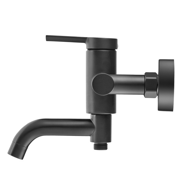 Смеситель для ванны Swedbe Diana с повортн.изливом черный (1030B) Смеситель для ванны Swedbe Diana с повортн.изливом черный (1030B)