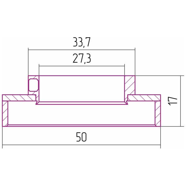 Отражатель Сунержа TUBE 3/4" (00-1029-0002)