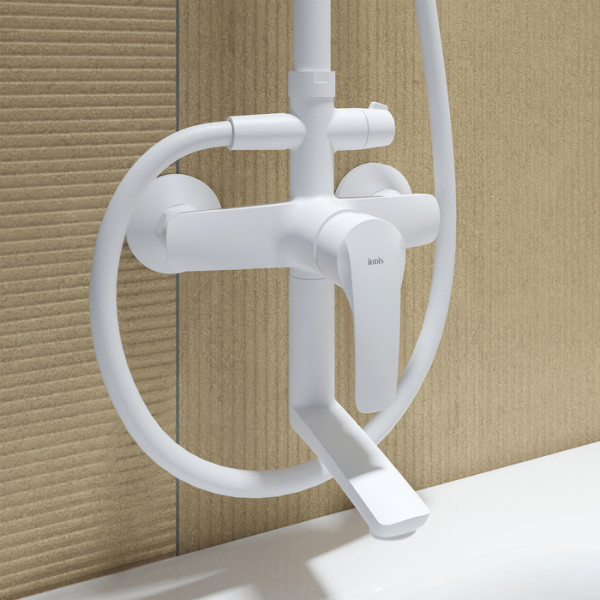 Душевая система Iddis Ray белая (RAYWT3Fi06)