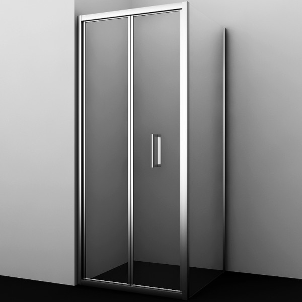 Душевой уголок WasserKRAFT Weser 78F 100х200х90 стекло прозрачное, профиль хром (78F22) Душевой уголок WasserKRAFT Weser 78F 100х200х90 стекло прозрачное, профиль хром (78F22)