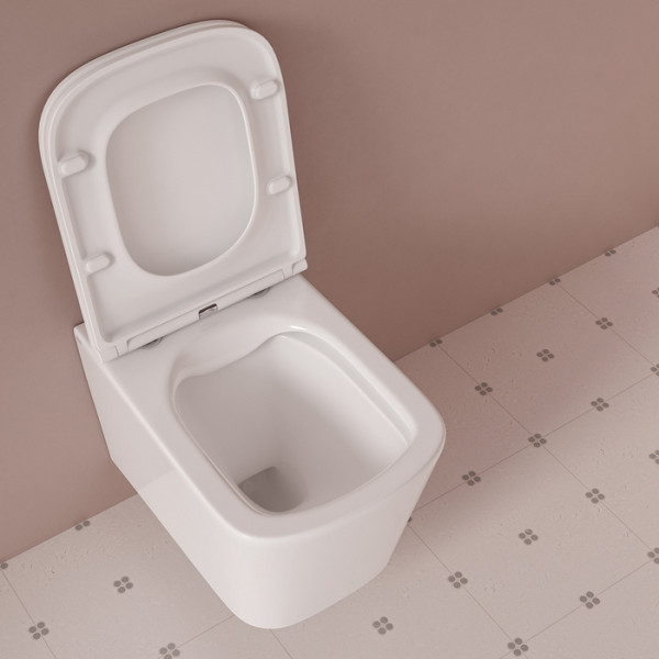 Унитаз подвесной Iddis Bild безободковый белый (BILRNSEi25)