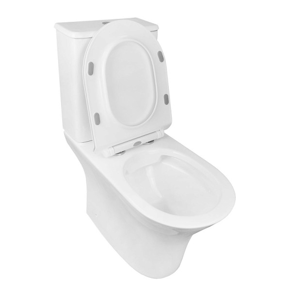 Унитаз напольный Fretta Round безободковый с бачком и сиденьем микролифт 650x340x790 (AZ-7121) Унитаз напольный Fretta Round безободковый с бачком и сиденьем микролифт 650x340x790 (AZ-7121)