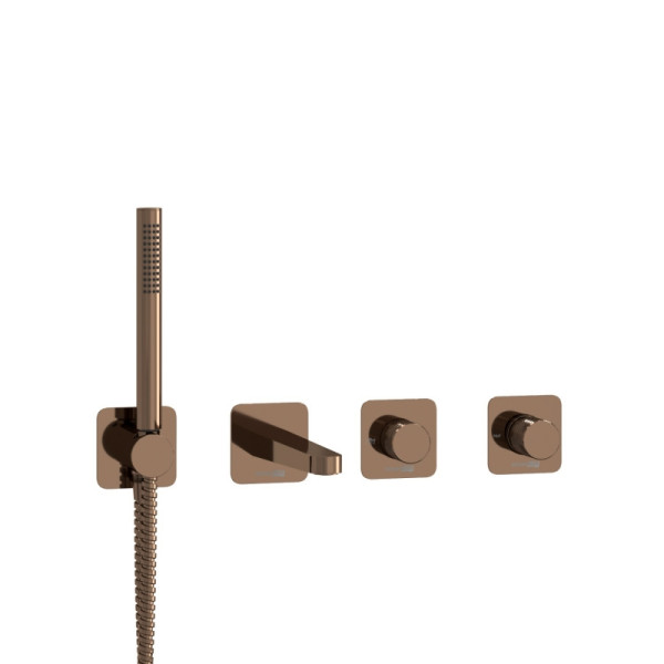 Смеситель для ванны и душа WasserKRAFT бронзовый (A8851.309.311.290.292.291)