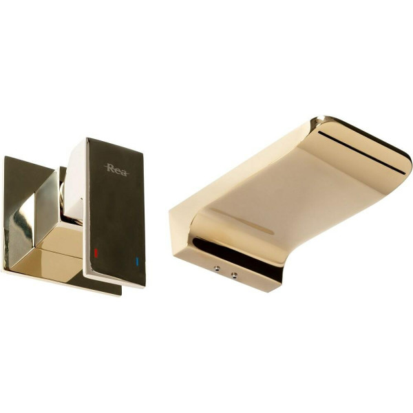 Смеситель для раковины скрытого монтажа REA Mason gold (REA-B5150) Смеситель для раковины скрытого монтажа REA Mason gold (REA-B5150)