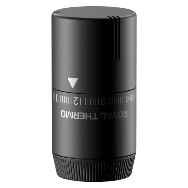 Головка термостатическая М30х1,5 Royal Thermo Design жидкостная (черная) (RATHDN13015BL)