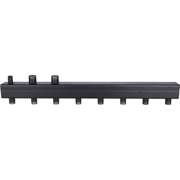 Коллектор распределительный Rommer 1"*1 1/4" на 4 контура (сталь, до 80 кВт) (RDG-0016-004004) Коллектор распределительный Rommer 1"*1 1/4" на 4 контура (сталь, до 80 кВт) (RDG-0016-004004)