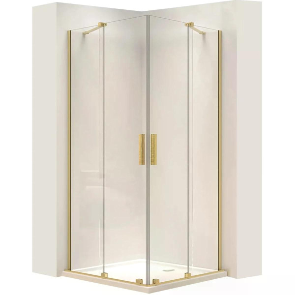 Душевой уголок Rea Montana 100x80x205 gold Mat стекло прозрачное, профиль матовое золото (REA-K6635) Душевой уголок Rea Montana 100x80x205 gold Mat стекло прозрачное, профиль матовое золото (REA-K6635)