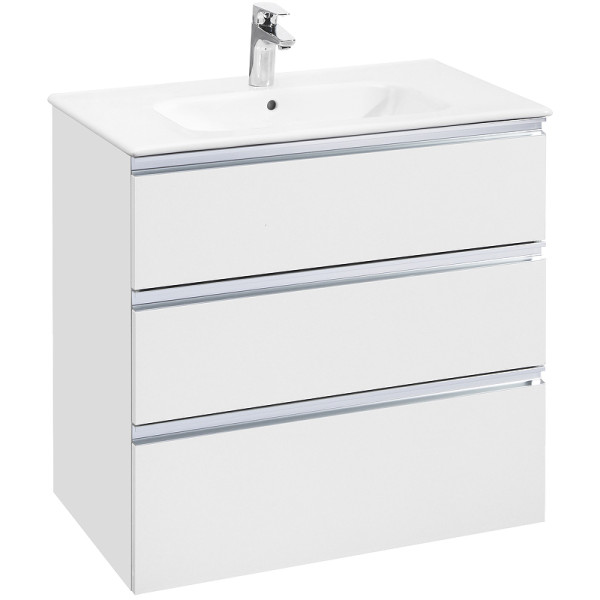 Тумбы напольные Roca The Gap 78,5x45,3x74,1 белый глянцевый (857406806)