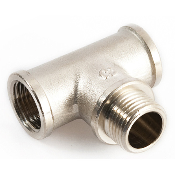 Тройник 3/4" ВНВ General Fittings (никель) 270015N050505A Тройник 3/4" ВНВ General Fittings (никель) 270015N050505A