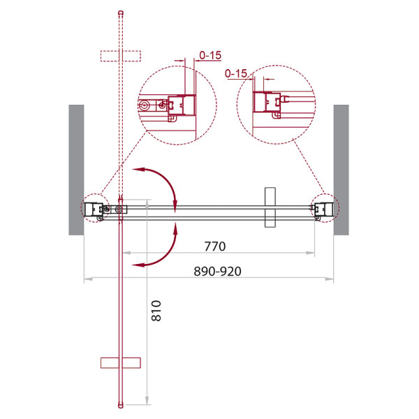 Душевая дверь BelBagno Marmi 90x195 стекло прозрачное, профиль хром (MARMI-B-1-90-C-Cr) Душевая дверь BelBagno Marmi 90x195 стекло прозрачное, профиль хром (MARMI-B-1-90-C-Cr)