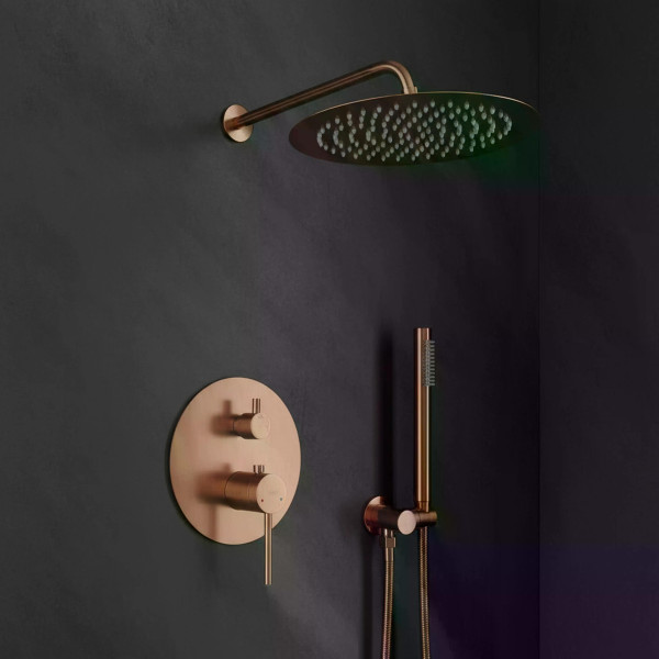 Душевая система Rea Foss/Clif + BOX Copper mat (REA-P5649) Душевая система Rea Foss/Clif + BOX Copper mat (REA-P5649)