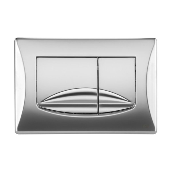 Клавиша смывная Oli River Dual хром матовый (638506)