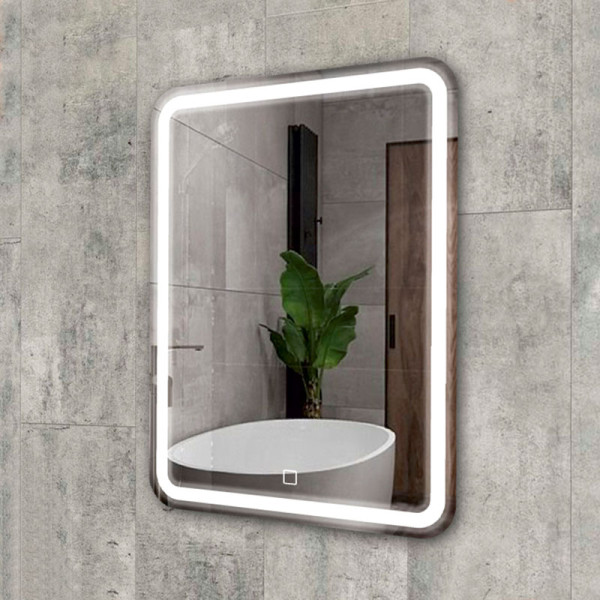 Зеркало Melodia Альта 50 LED с сенсорным выключателем (MFR14759WT) Зеркало Melodia Альта 50 LED с сенсорным выключателем (MFR14759WT)