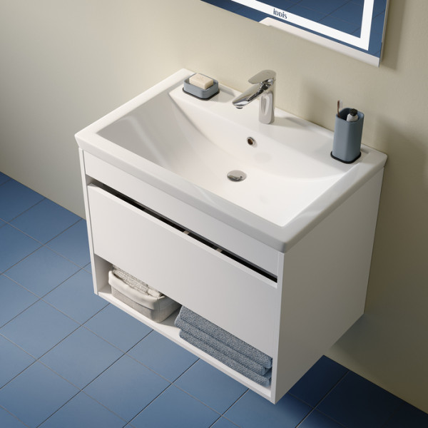 Тумба подвесная Iddis Zodiac X 70x46,5x54,9 белый (ZDX70WNi95)