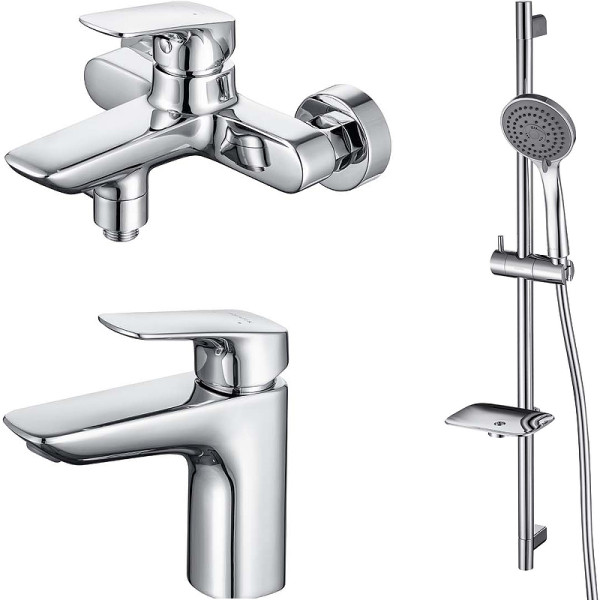 Комплект смесителей Aquatek Вега Set 3 в 1 AQ1010CR+AQ1040CR+AQ2011CR (AQ1030CR) Комплект смесителей Aquatek Вега Set 3 в 1 AQ1010CR+AQ1040CR+AQ2011CR (AQ1030CR)