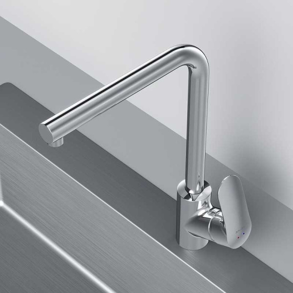 Смеситель для кухни AM.PM Like L-образный излив, хром (F8005000)