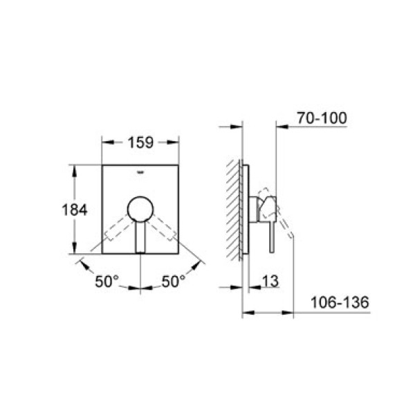 Смеситель для душа Grohe Allure (19317000) Смеситель для душа Grohe Allure (19317000)
