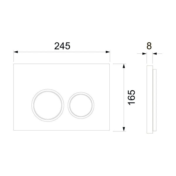 Инсталляция с унитазом TECEspring Base с клавишейхром глянц.унитаз модель R в усил. упак. (K401101WCRP)