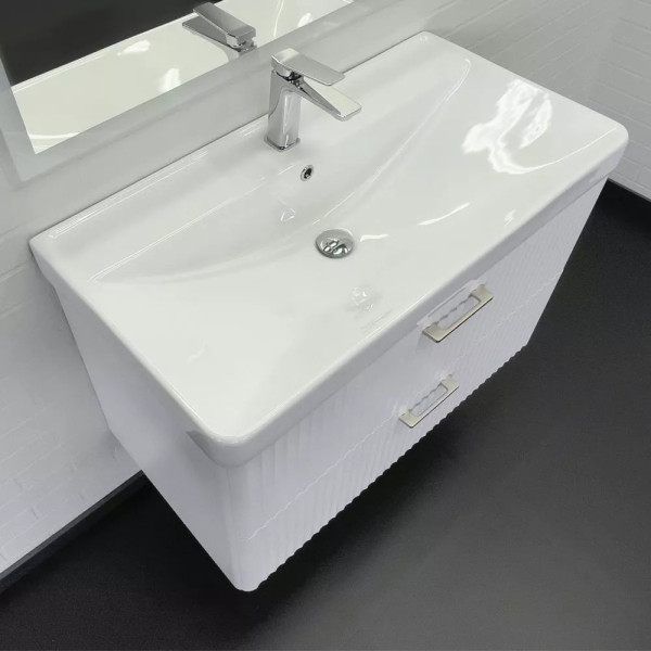 Тумба подвесная Comforty Ангара 900x475x590 белый матовый (00-00017872)