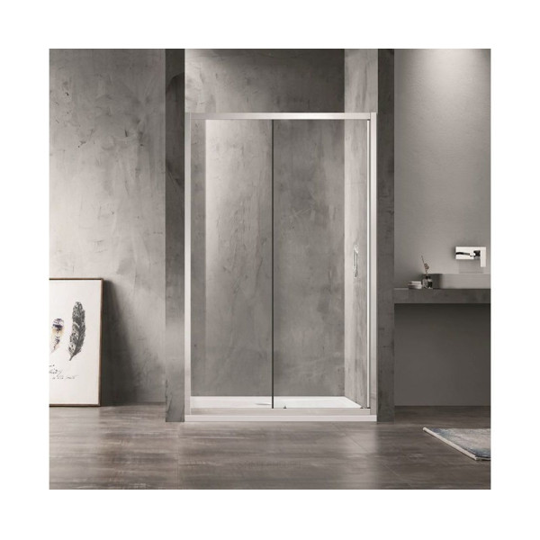 Душевая дверь Azario Milton 140х200 L/R стекло прозрачное, профиль серебро (AZ-ND6121 1400) Душевая дверь Azario Milton 140х200 L/R стекло прозрачное, профиль серебро (AZ-ND6121 1400)