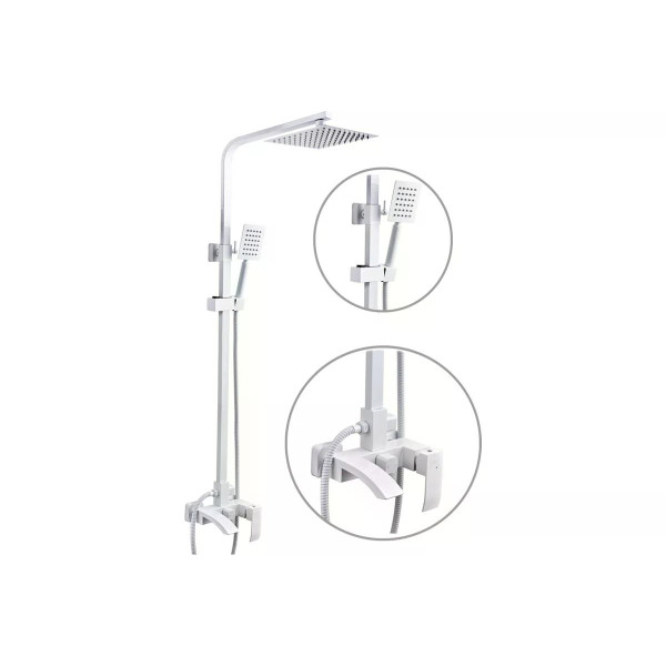Душевая система Fashun белый (A52418-8)