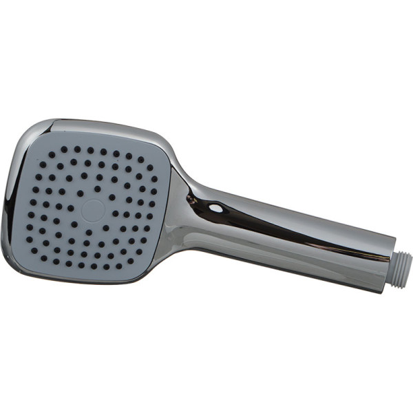 Душевая лейка Melodia квадрат 1 функция, хром/серый (MKP20436)