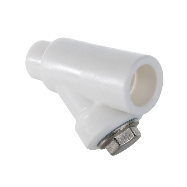 Фильтр косой PP-R 32 мм ВН VALTEC (белый) VTp.787.0.032 Фильтр косой PP-R 32 мм ВН VALTEC (белый) VTp.787.0.032