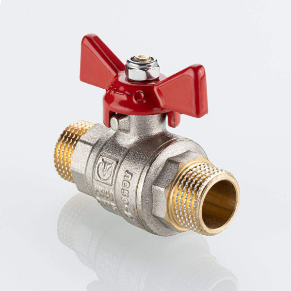 Кран 3/4" НН шаровый Valtec Base-ГОСТ (красная бабочка) VT.219S.N.05 Кран 3/4" НН шаровый Valtec Base-ГОСТ (красная бабочка) VT.219S.N.05