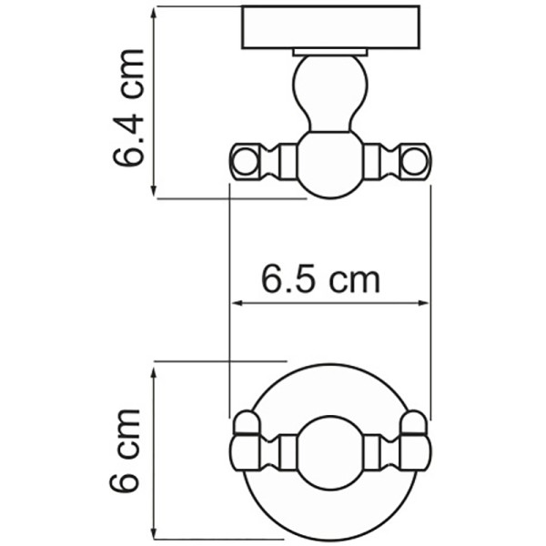 Крючок WasserKRAFT Nau (K-7723D)