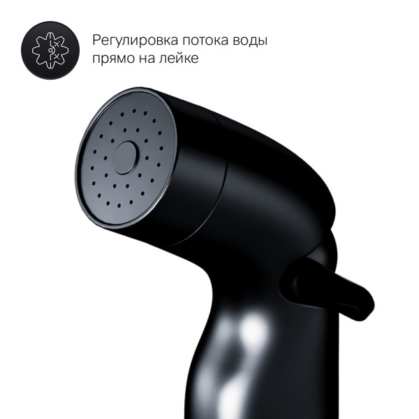 Набор гигиенический AM.PM X-Joy TouchReel для скрытого монтажа со смесителем д/душа, чёрный (F0H85A522) Набор гигиенический AM.PM X-Joy TouchReel для скрытого монтажа со смесителем д/душа, чёрный (F0H85A522)