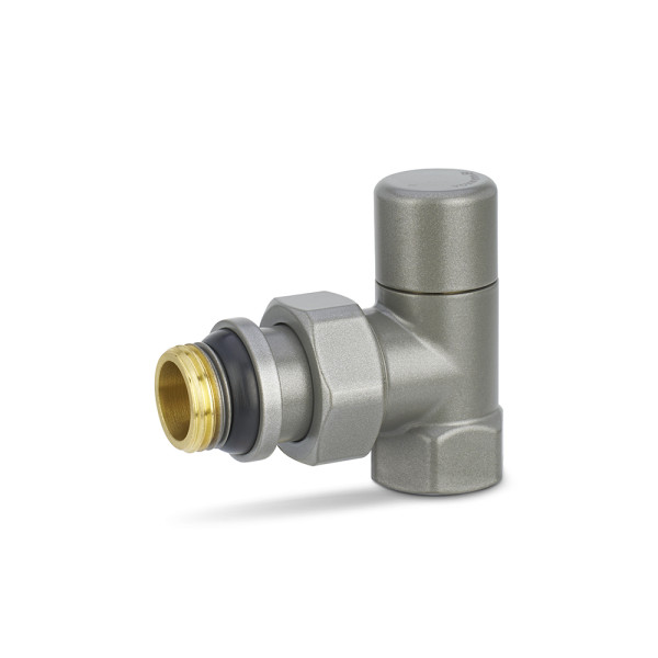 Клапан настроечный угловой 1/2" Varmega VMDV03 (серый) (VMDV03-310404) Клапан настроечный угловой 1/2" Varmega VMDV03 (серый) (VMDV03-310404)