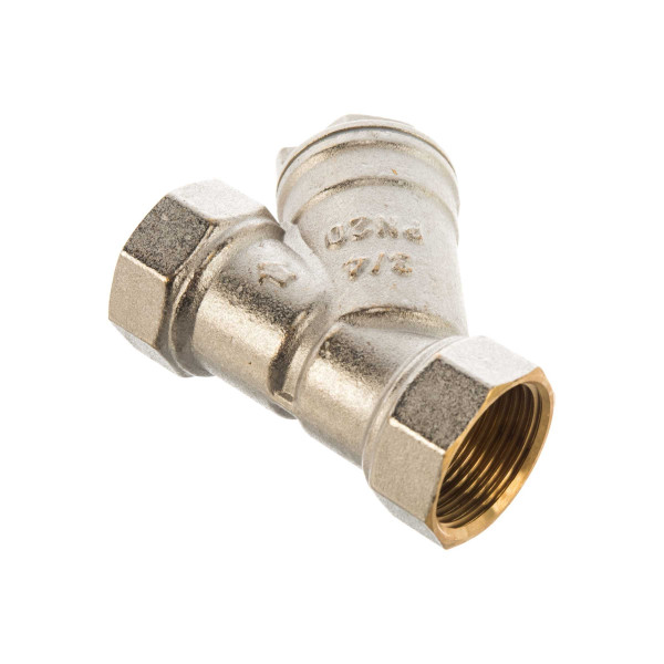 Фильтр косой 3/4" ВВ Kromwell (никель) (KW.400.05 / EU.YT4009047 34_k) Фильтр косой 3/4" ВВ Kromwell (никель) (KW.400.05 / EU.YT4009047 34_k)