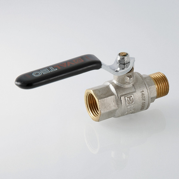 Кран 3/4" ВН шаровый Valtec Perfect (чёрная ручка) VT.315.N.05