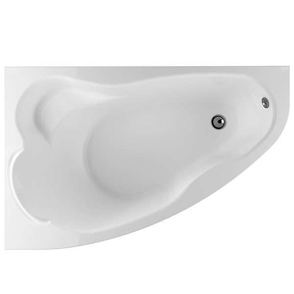 Ванна акриловая 1Marka Lil 140x90 правосторонняя белая (01лил1490п) Ванна акриловая 1Marka Lil 140x90 правосторонняя белая (01лил1490п)